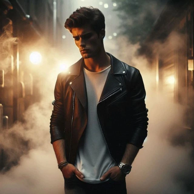 Transform Your Look with a Modern Face Swap and Leather Jacket